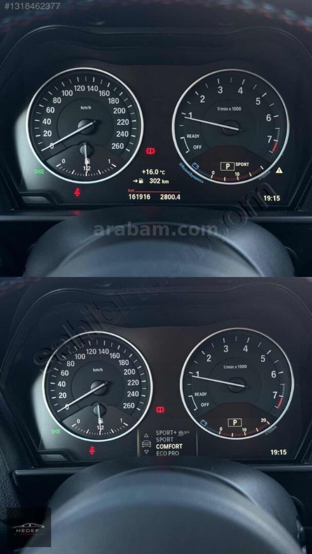 Galeriden BMW 1 Serisi 118i Joy Plus 2015 Model Sivas 163.000 km Beyaz 5