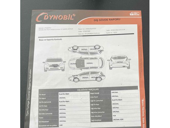 Boyasız yeni kasa clio joy