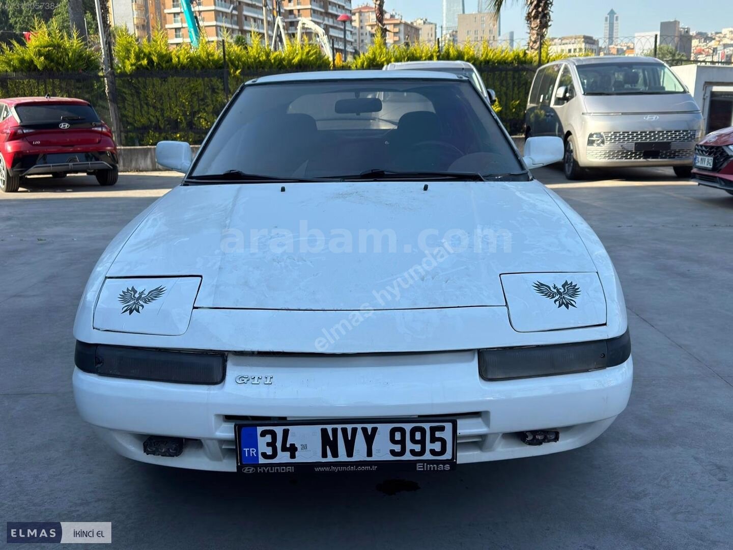 Galeriden Mazda 323 1.3 1992 Model İstanbul 203.000 km Beyaz 6