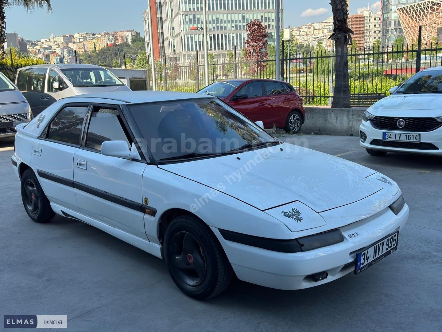 Galeriden Mazda 323 1.3 1992 Model İstanbul 203.000 km Beyaz 7