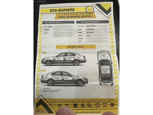 EGEA 2021 makyajlı kasa 120.000 Km de