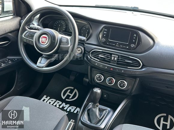 HARMAN'DAN_GENİŞ EKRAN+2022 EGEA EASY ÇELİK JANTLI_129.000 KM'DE