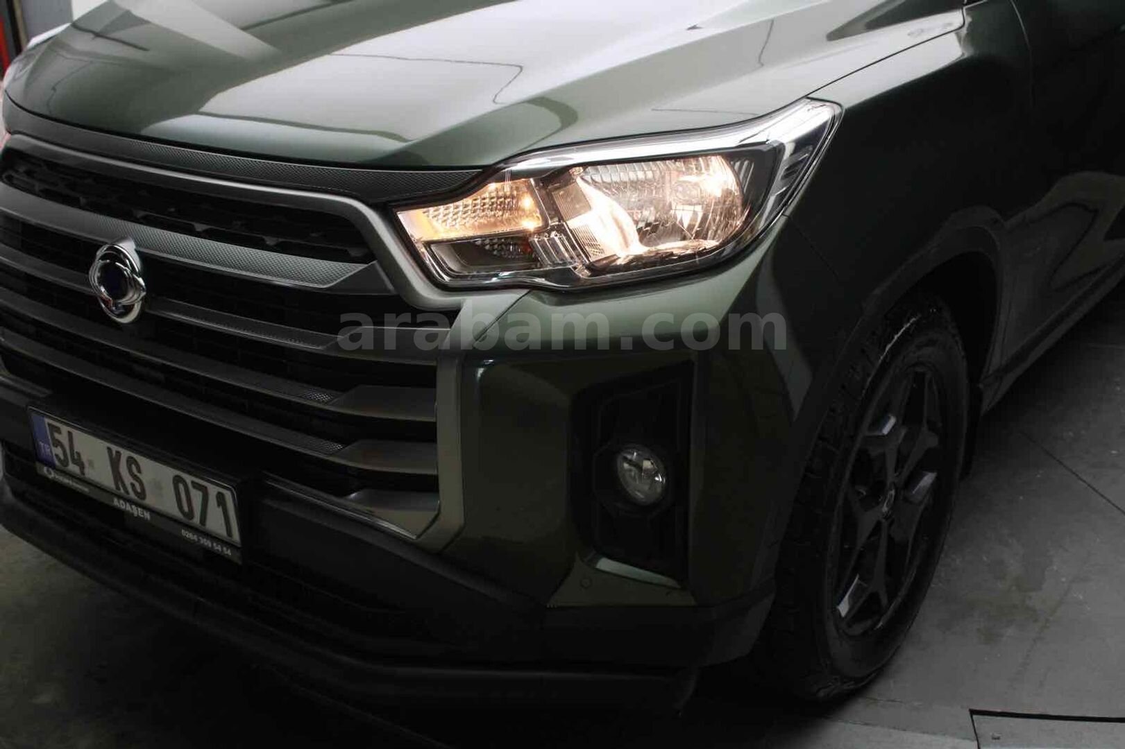 Galeriden KGM SsangYong Musso Grand 2.2 D Platinum Plus 2023 Model Sakarya 74.000 km Yeşil 3