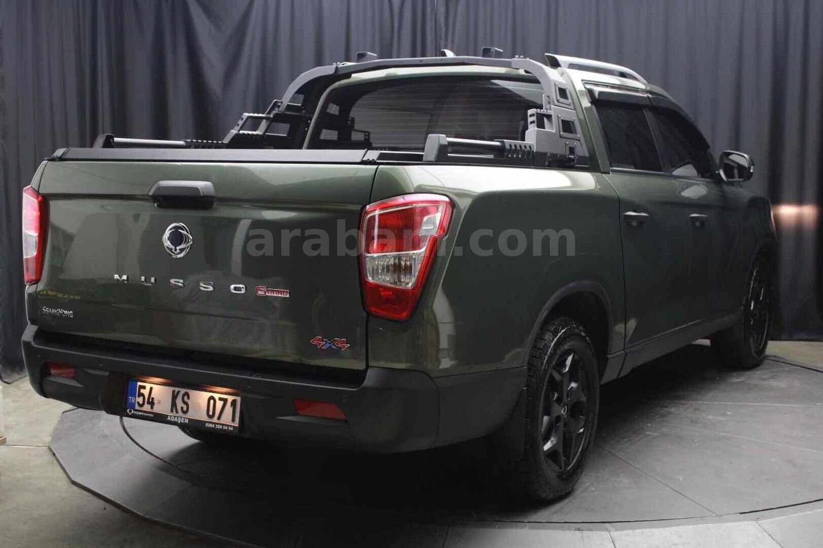 Galeriden KGM SsangYong Musso Grand 2.2 D Platinum Plus 2023 Model Sakarya 74.000 km Yeşil 7