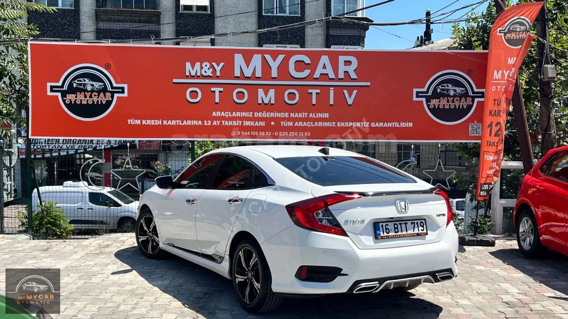 Galeriden Honda Civic 1.6i DTEC Executive 2018 Model İstanbul 124.000 km Beyaz 6