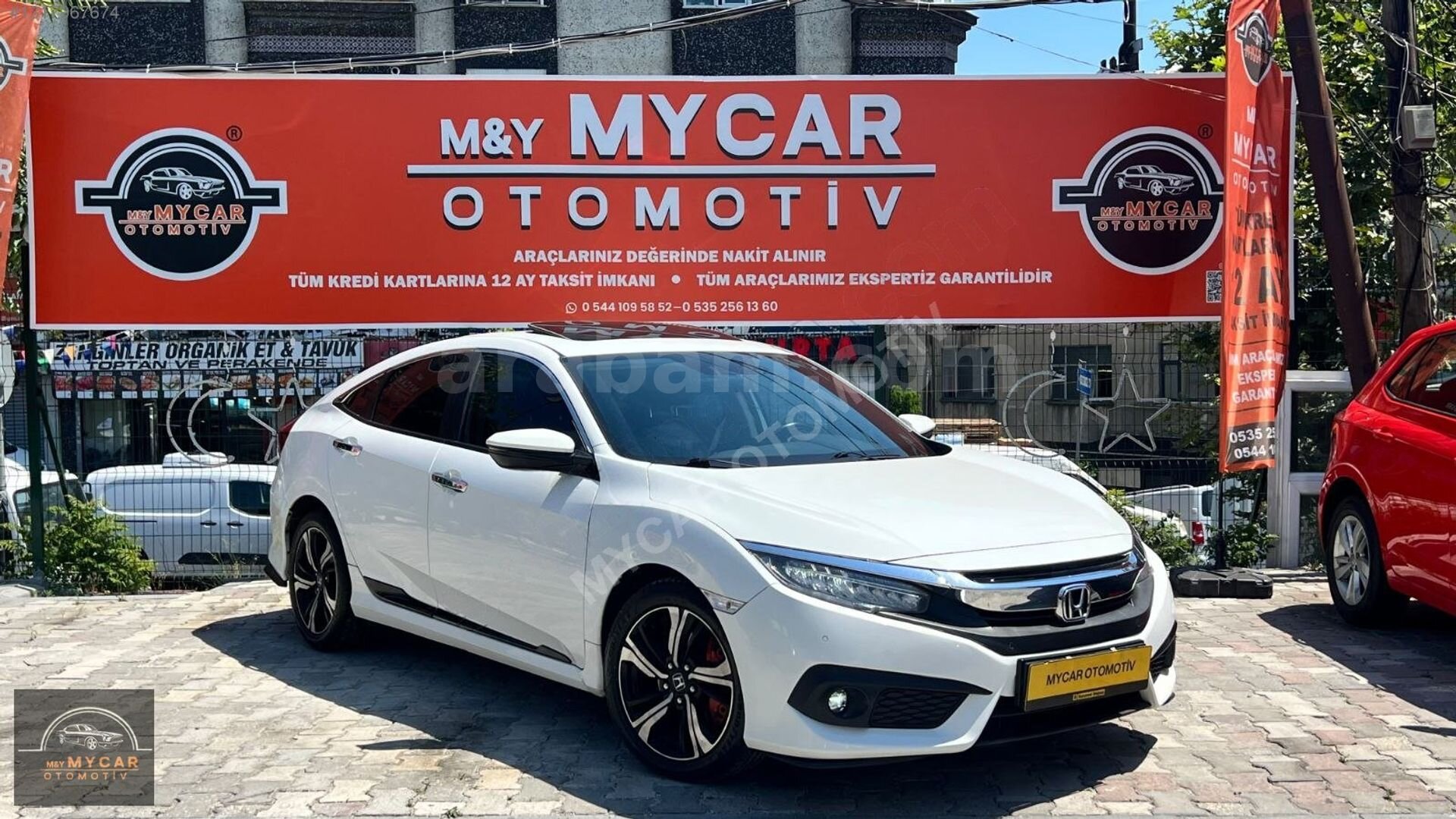 Galeriden Honda Civic 1.6i DTEC Executive 2018 Model İstanbul 124.000 km Beyaz 4