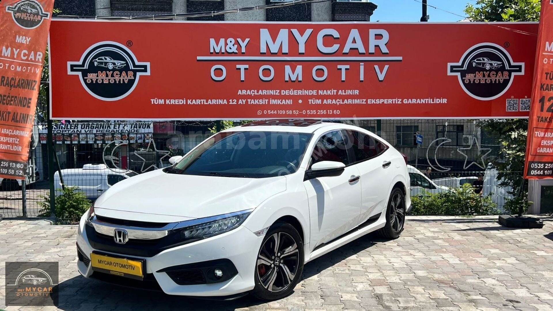 Galeriden Honda Civic 1.6i DTEC Executive 2018 Model İstanbul 124.000 km Beyaz 5