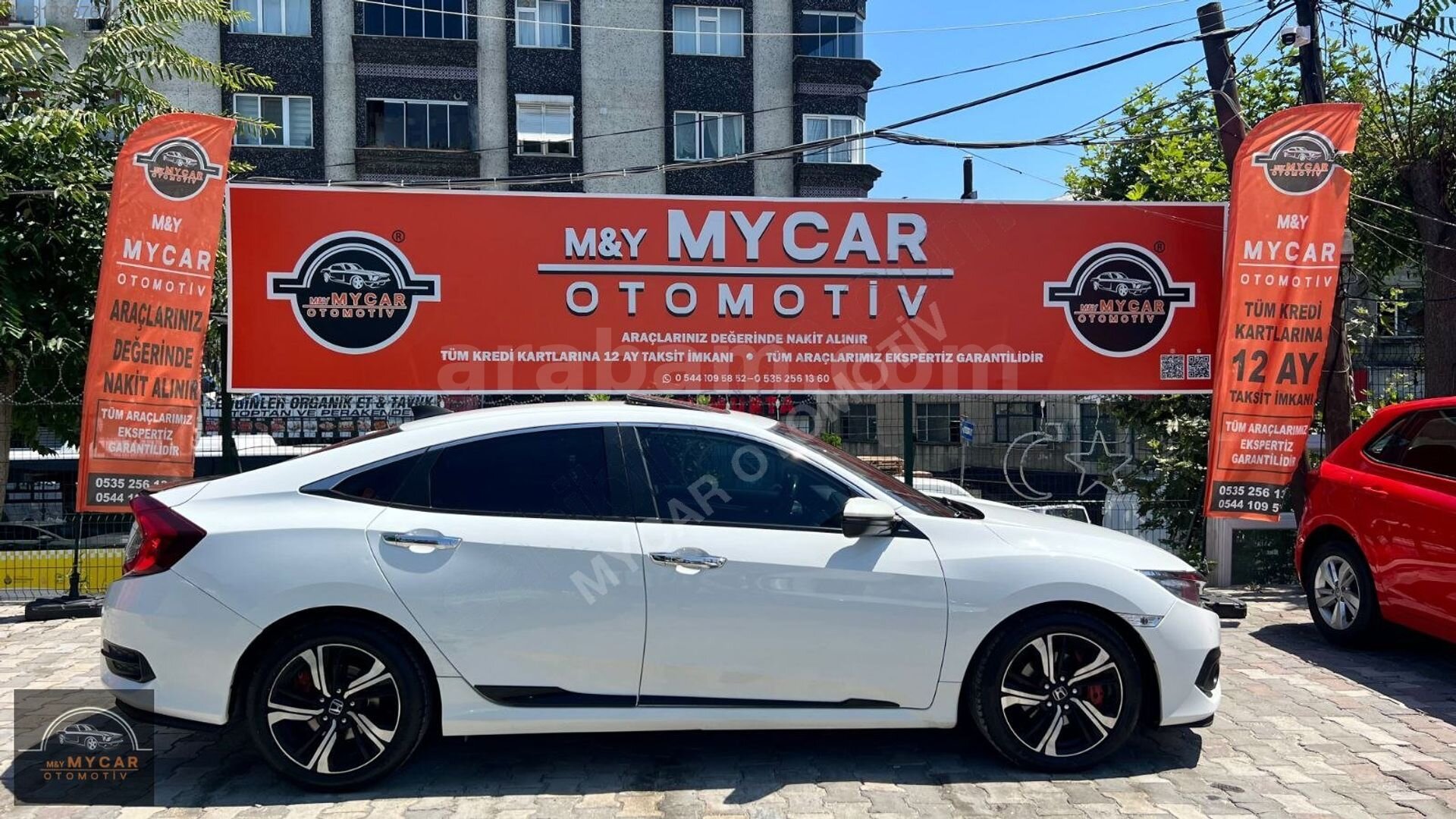 Galeriden Honda Civic 1.6i DTEC Executive 2018 Model İstanbul 124.000 km Beyaz 3