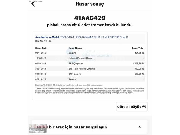 2010 OTOMATİK VİTES 218 000 km LİNEA