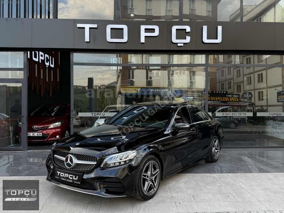 TOPÇU // 2020 MERCEDES C200D AMG 9G-TRONİC 160 HP--BOYASIZ--TABA
