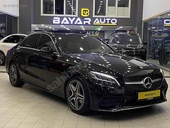 BAYAR'DAN 2021 MERCEDES C200D AMG CAM TAVAN+SİYAH+İÇ TABA 79.KM