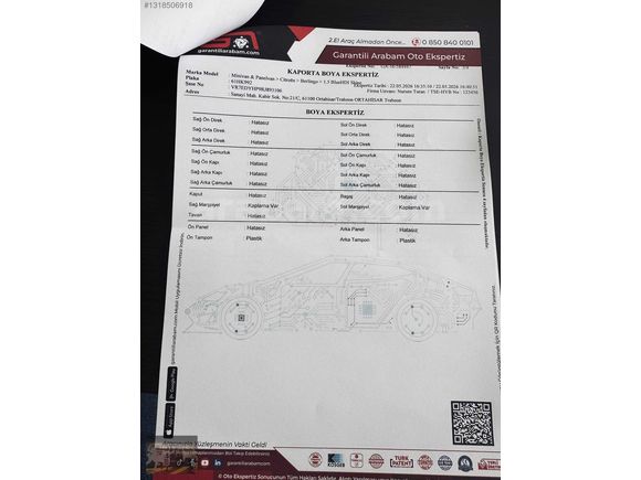 Doğuş otomobilden cıtroen berlingo