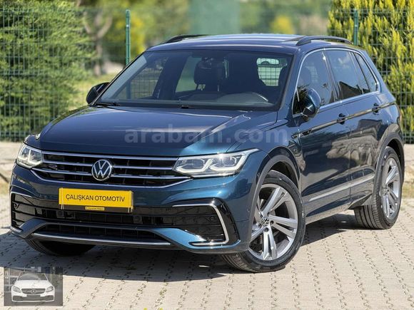 2022 VW TİGUAN 1.5 TSİ R LİNE HATASIZ BOYASIZ TRAMERSİZ 57.000KM