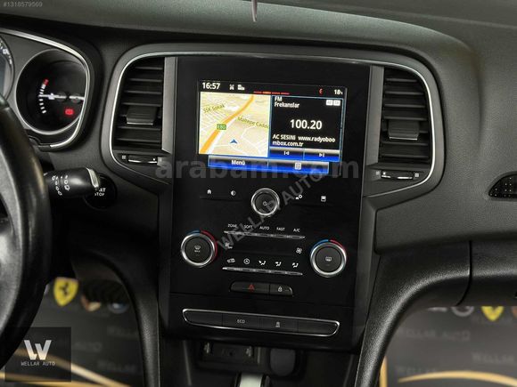 2016 RENAULT MEGANE+1.5DCİ+TOUCH PLUS+İCON JANT+İCON EKRAN