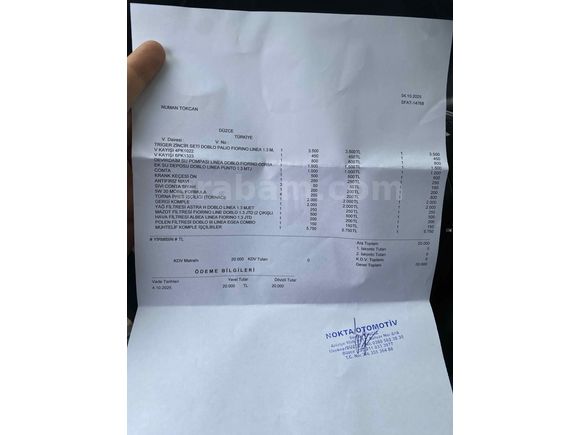 MEMURDAN LİNEA 1.3 / İstanbul-Düzce