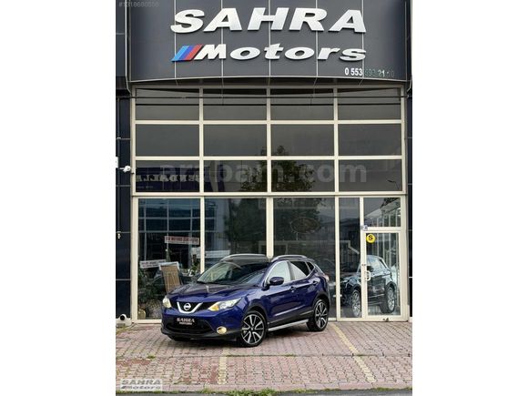 SAHRA MOTORS'DAN NISSAN Qashqai 1.6DCİ PLATİNUM PREMİUM CAM TVN