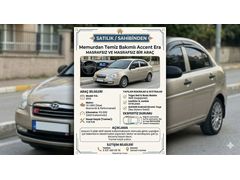 Memurdan temiz Hyundai Accent Era 1.5 CRDi Start 2010 Model 
