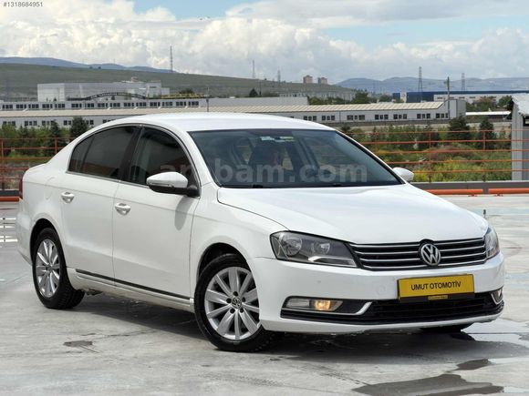 2014 PASSAT 1.6DİZEL OTOMATİK BEYAZ CAM GİBİ (CAY MOTOR)