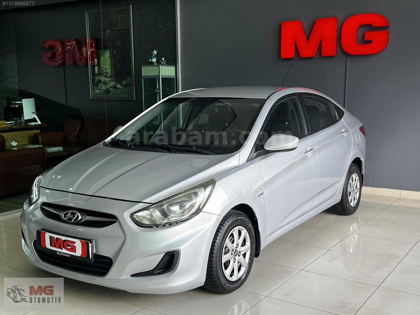 Galeriden Hyundai Accent Blue 1.6 CRDI Biz 2012 Model Ankara 253.000 km Gri 2