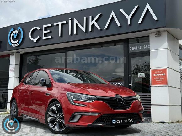 ÇETİNKAYA`DAN 2016 RENAULT MEGANE 1.6 DCİ,GT-LİNE,HATASIZ,130 HP