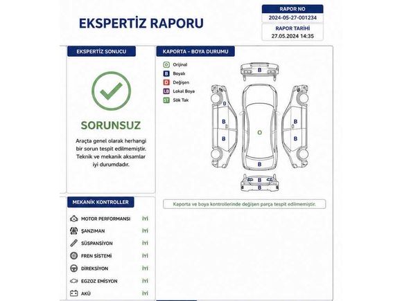 2004 Model Orjinal Doblo Klimalı