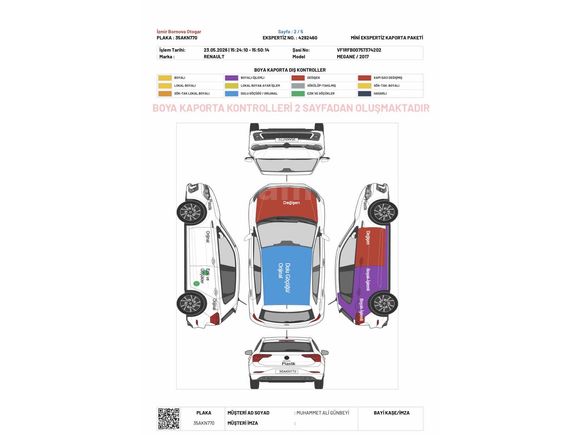 Sahibinden Renault Megane 1.5 dCi Touch 2017 Model 