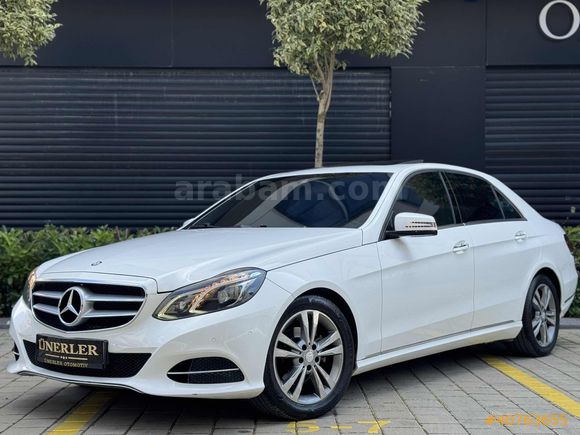 ÜNERLER OTOMOTİV 2014 MODEL MERSEDES E180 ELİTE SUNROFLU İÇİ BEJ