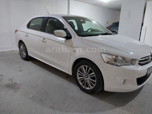 Sahibinden Citroen C-Elysée 1.6 HDi Exclusive 2013 Model  110 bin km Beyaz