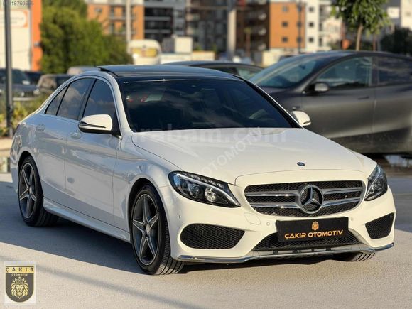 130 BİNDE 2016 C200D AMG DEĞİŞENSİZ ORJİNAL İMZALI SERİ !!