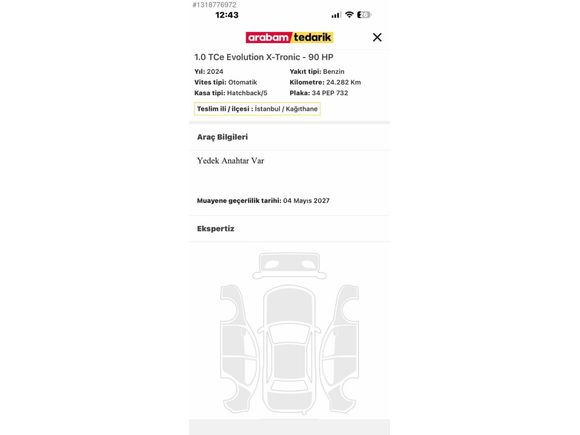 HATASIZ-BOYASIZ-24 BIN KM-2024-OTOMATİK-SERVİS BAKIMLI