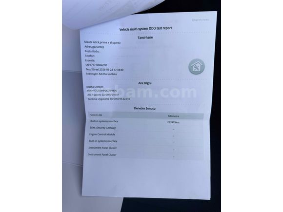 Galeriden Citroen C-Elysée 1.6 HDi Confort 2012 Model Gaziantep