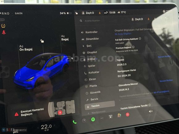 2023 LEGACY PERFORMANCE 4WD FULL SELF-DRİVİNG BEYAZ DÖŞEME