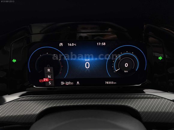 2022 Wv Golf R-Line Boyasız Kör Nokta Hayalet KeylessGo