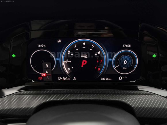 2022 Wv Golf R-Line Boyasız Kör Nokta Hayalet KeylessGo