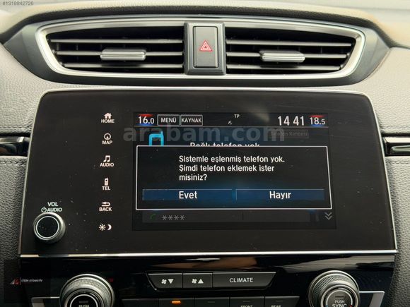BOYASIZ 2018 HONDA CR-V 1.5 VTECH 193 HP AWD 4X4 EXECUTİVE