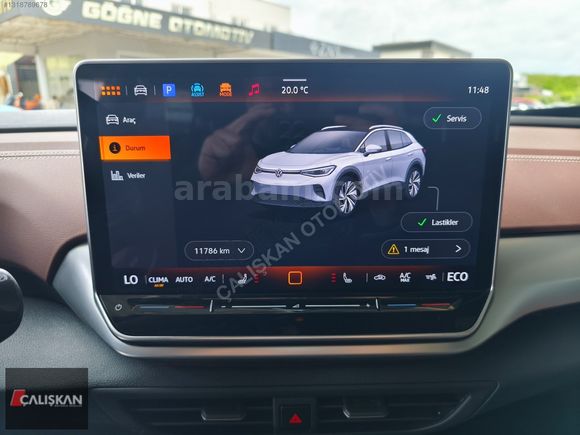 ÇALIŞKAN'DAN 2025 VOLKSWAGEN İD4 PURE TABA/ISITMA KRD KRT 12 TKS