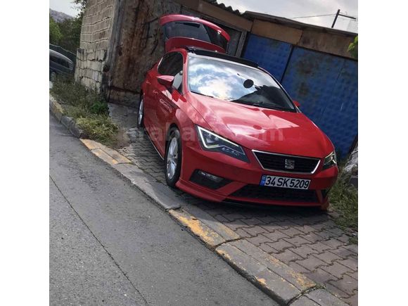 Sahibinden Seat Leon 1.6 TDI Style 2017 Model İstanbul 155.000 km Kırmızı