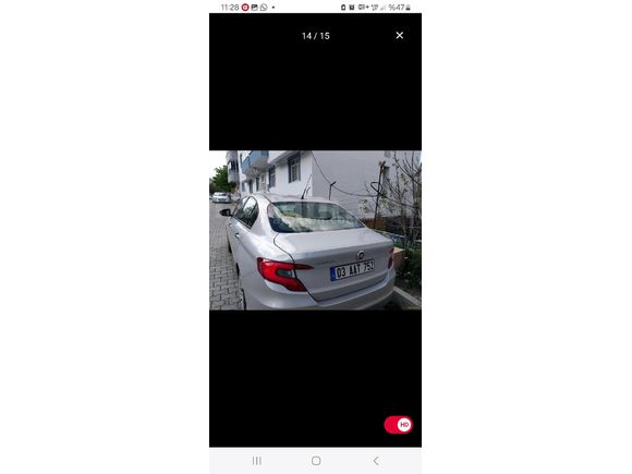 Sahibinden Fiat Egea 1.4 Fire Easy 2018 Model Afyonkarahisar Gri (Gümüş)