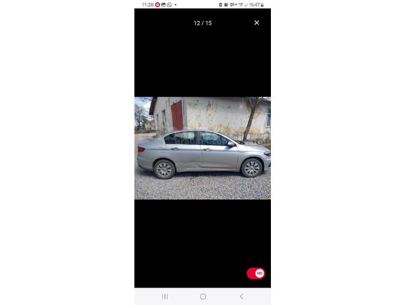 Sahibinden Fiat Egea 1.4 Fire Easy 2018 Model Afyonkarahisar Gri (Gümüş)