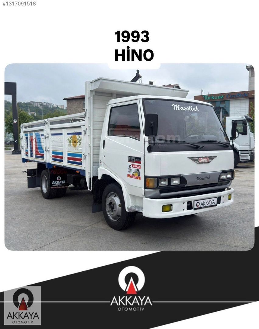 Galeriden Hino FB 112 1993 Model Samsun 518.000 km Beyaz