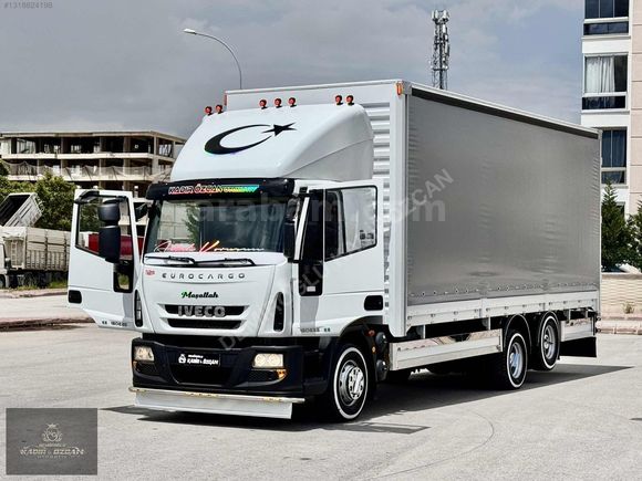 2013 IVECO EURO CARGO SFR KAYAR PERDE ORJ.533.BİN KM'DE KÖRÜKLÜ