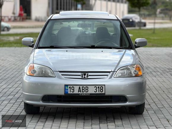 "PROCARS" 2003 CİVİC ES OTOMATİK DEĞİŞENSİZ-SUNROOF-LPG