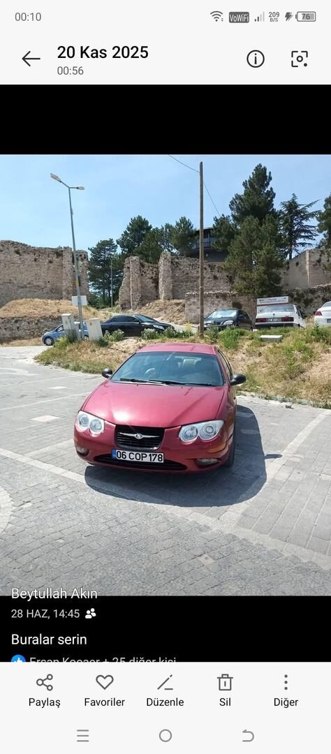 Sahibinden Chrysler 300 M 3.5 1999 Model Kütahya 355.000 km Kırmızı 7