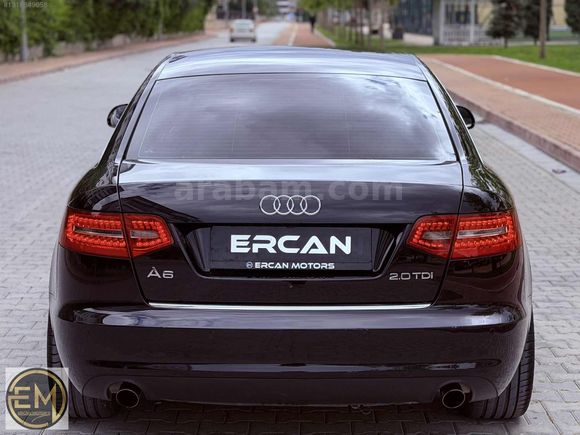 ERCAN MOTORS'DAN AUDİ A6 2.0 TDI DEĞİŞENSZ+HASAR KAYITSZ