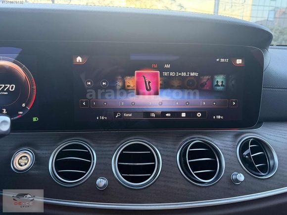 DE-CE GRUP OTOMOTİVDEN E200 D EXCLUSİVE HATASIZ TABA