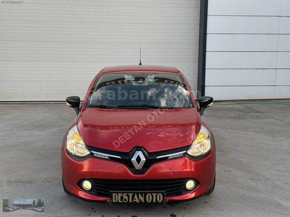 2013 MDL 140 BİNDE COK TEMİZ RENAULT CLİO 1.2 ICON KIRMIZI RENK