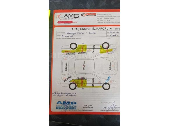 AK AUTO'dan 2014 JETTA BEYAZ ÇİÇEKK