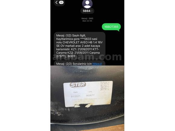  Temiz Bakımlı Aveo 1.4 Otomatik Düşük Km 