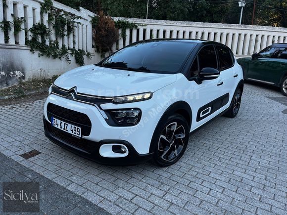|SİCİLYA| 2021 Cıtroen C3 1.2T S&S Shine EAT6 K.Kartı 12 Taksit
