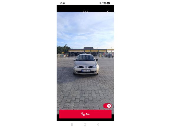 Sahibinden Renault Megane 1.5 dCi Expression 2008 Model